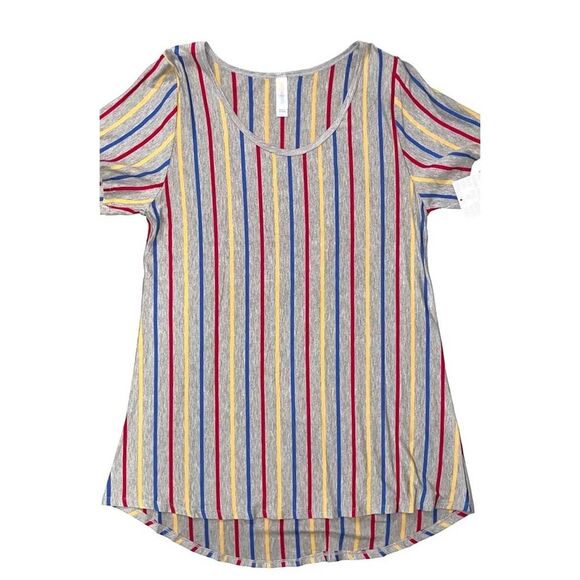 LuLaRoe Classic-T Top Shirt L Striped - Picture 1 of 2